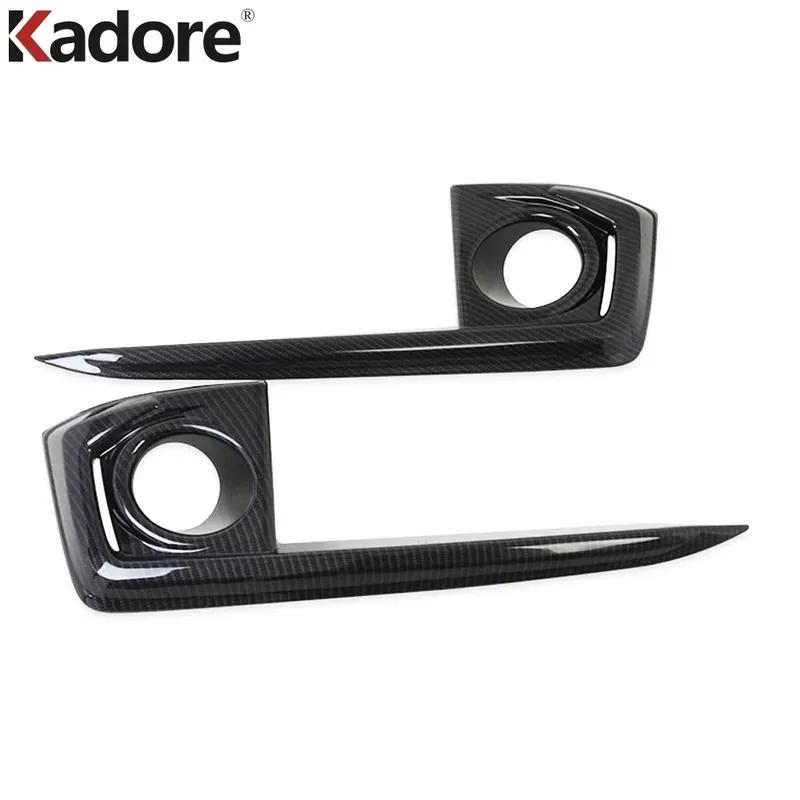Front Fog Light Lamp Cover Trim For Honda Civic Sedan  Carbon Fiber Car Accessories Head Foglight Foglamp Bezel Trims