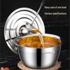 10-inch Multi-purpose 304 Stainless Steel Bowl with Lid