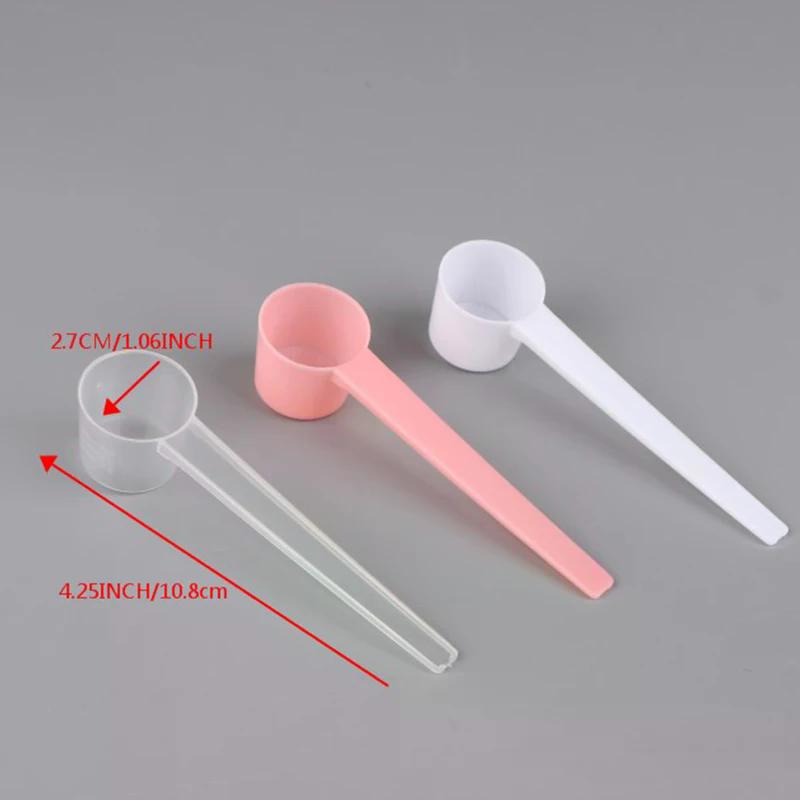 10Pcs 5g Measuring Spoons Coffee Protein Milk Powder Scoop Home Kitchen Gadgets DIY Plastic Measuring Spoon