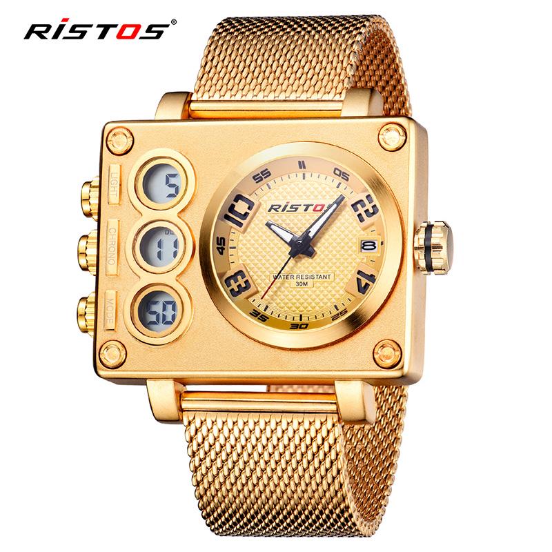 ristos analog digital watch