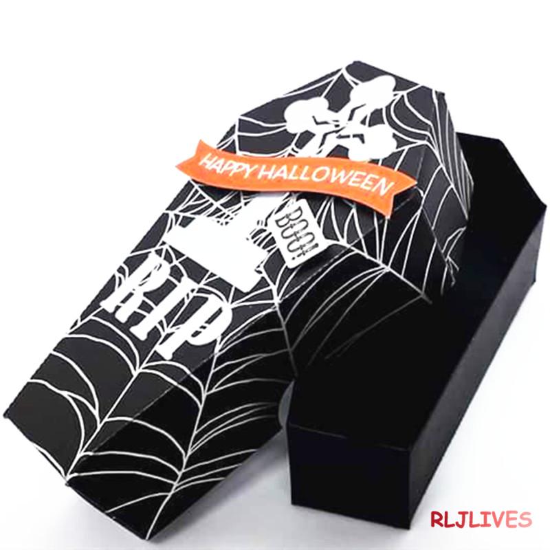 Halloween Coffin Box Metal Cutting Dies Stencils for DIY Scrapbooking Stamp/photo Album Decorative Embossing DIY Paper Cards