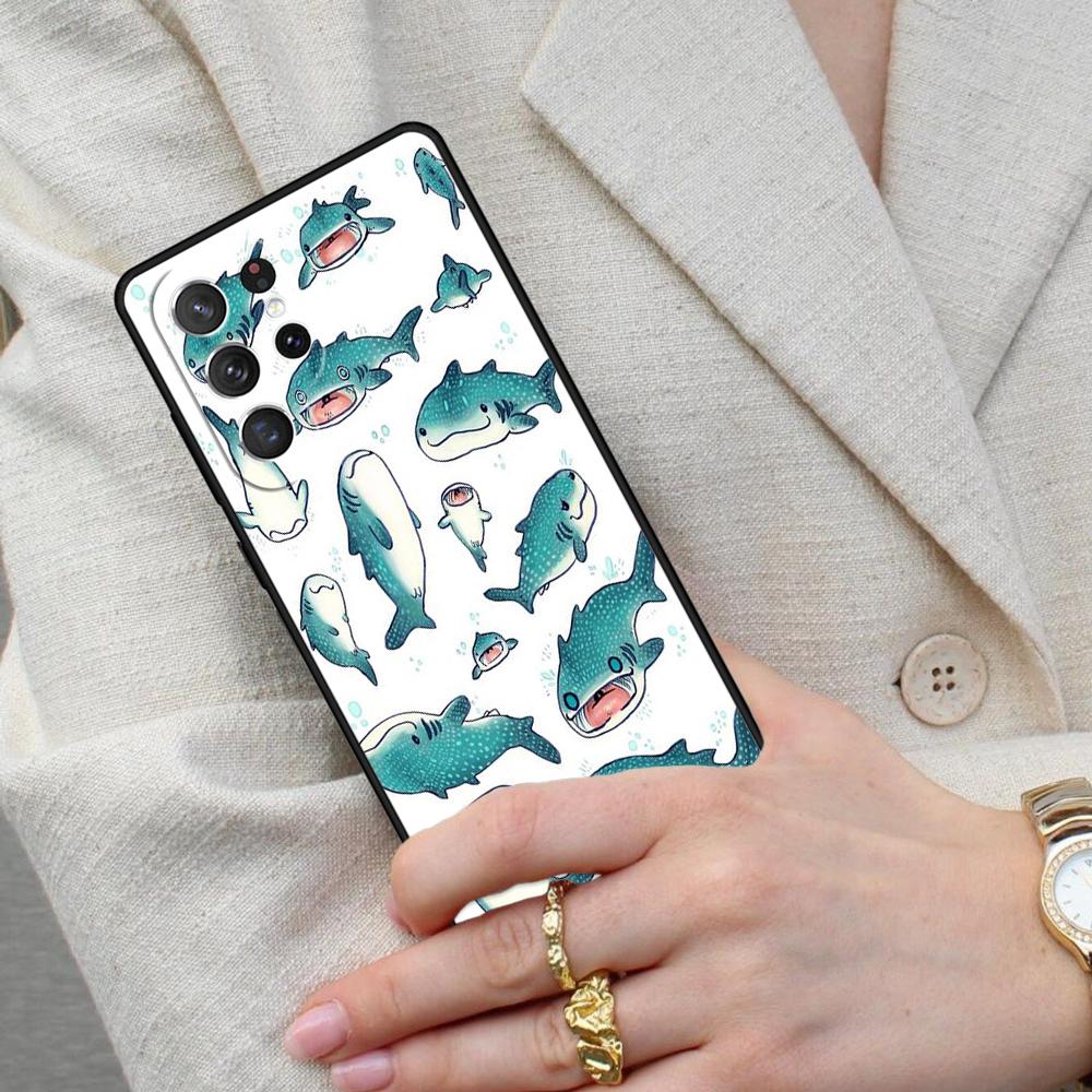 Novelty Killer Whale Cell Phone Case for Samsung Galaxy S26 Ultra S25 S24 S23 S22 S21 S20 Note10 Cover