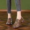 Small Leather Shoes For Women Autumn Leather Casual Shoe Woman Low Order Shoes Women'S Lace Up Leather Shoe Womens High Heels