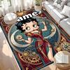 Custom Name Personalized Betty Boop Print Carpet, Versatile Home Decor Rug, for Playroom, Apartment, Balcony, Entryway, Hallway Gift