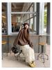 Spring French Embroidered Layered Ruffle High-Waist Long Skirt for Women