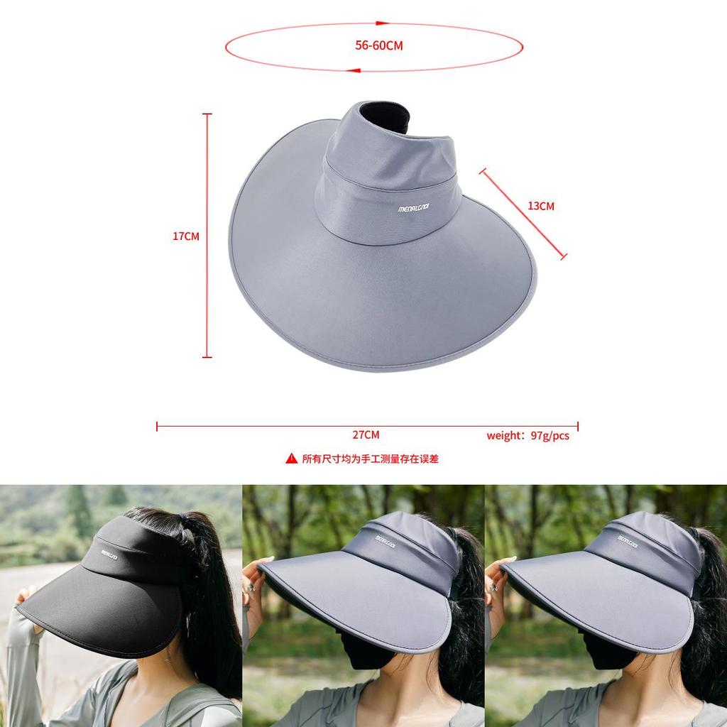 Chic Summer Sun Protection Hat For Women With Open Top And Fast Drying Fabric Technology