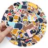 50 Cute Dachshund Dog Stickers - Cartoon Animal Waterproof Decorative Set