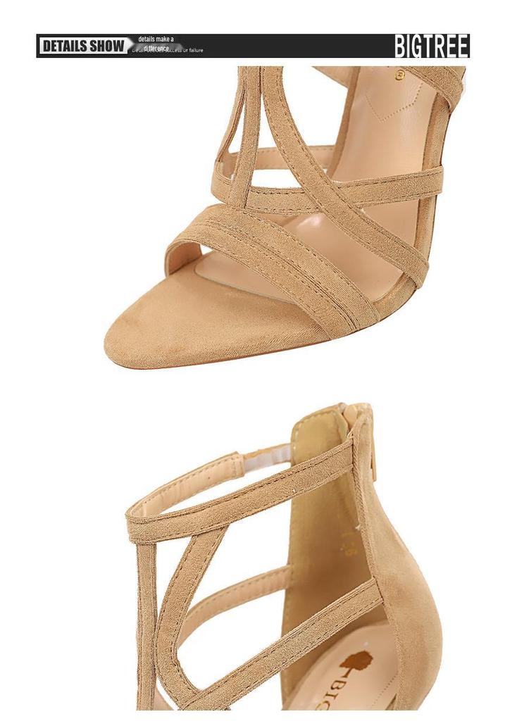 Sexy Nightclub Open Toe Stiletto Sandals – Summer Fashion Women's Shoes (Sizes 33-40)