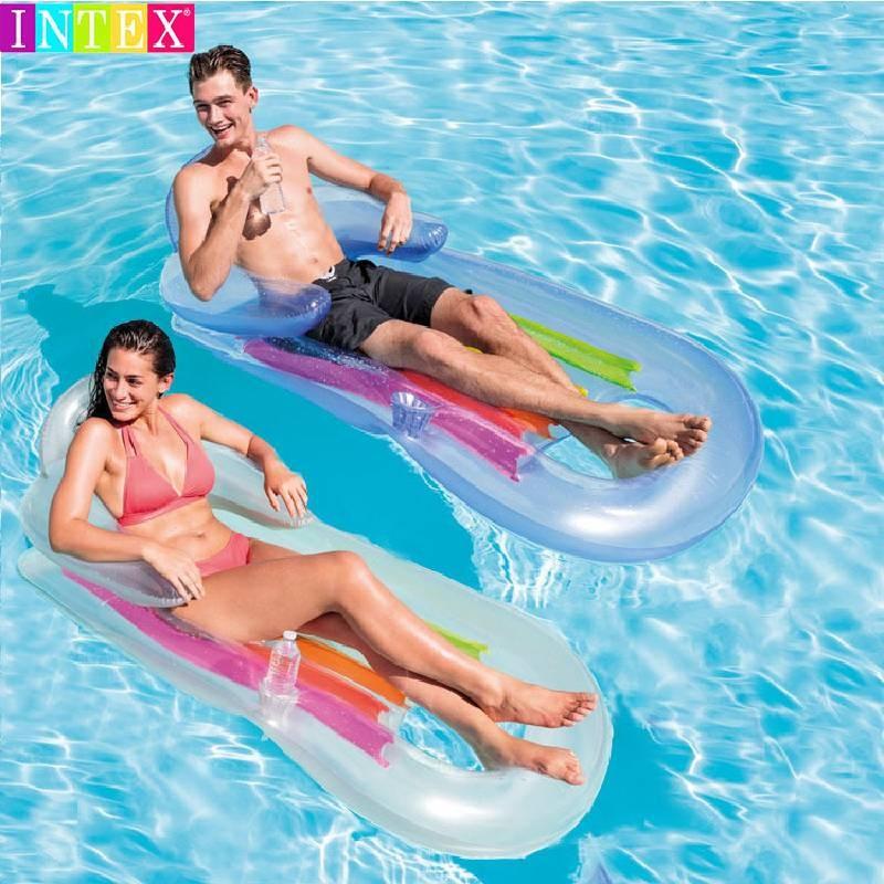 Inflatable Water Float With Pvc Material For Beach And Pool Relaxing And Sunbathing