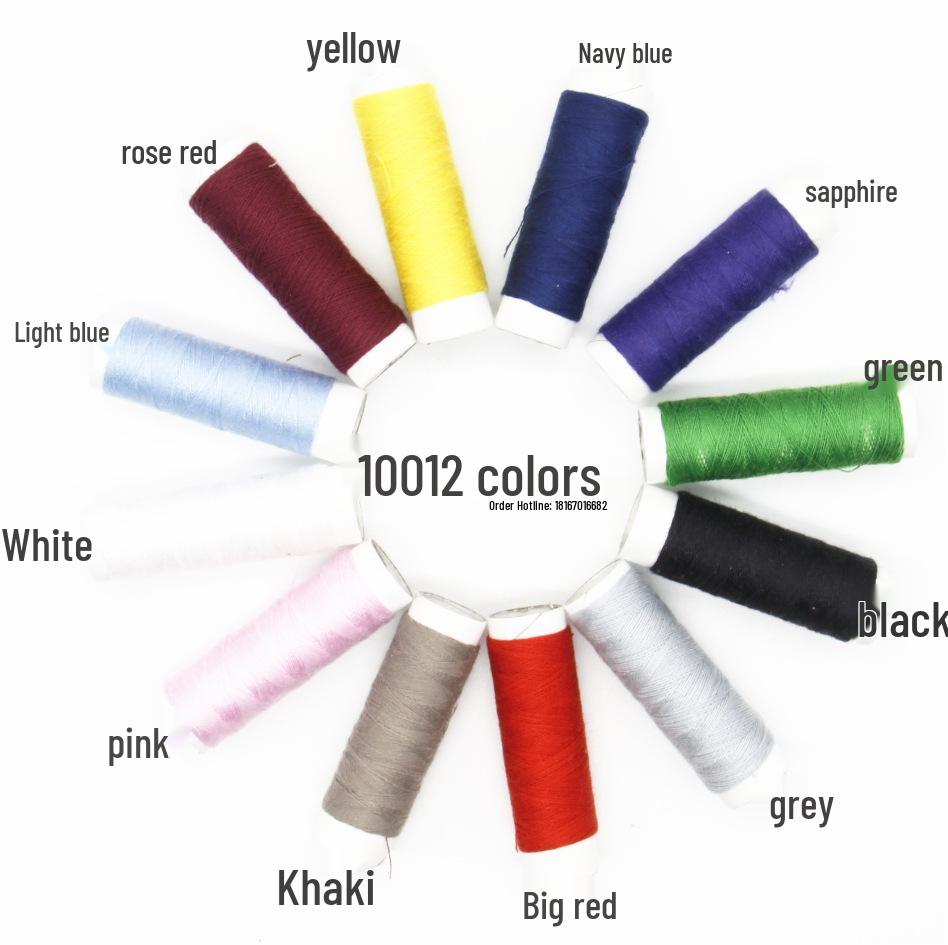 Colorful Household Hand Sewing Thread - 10m Polyester Spools Available In Stock