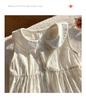 Korean Style Girls' Floral Dress - Summer 2026 Cotton Lace Sleeveless with Doll Collar