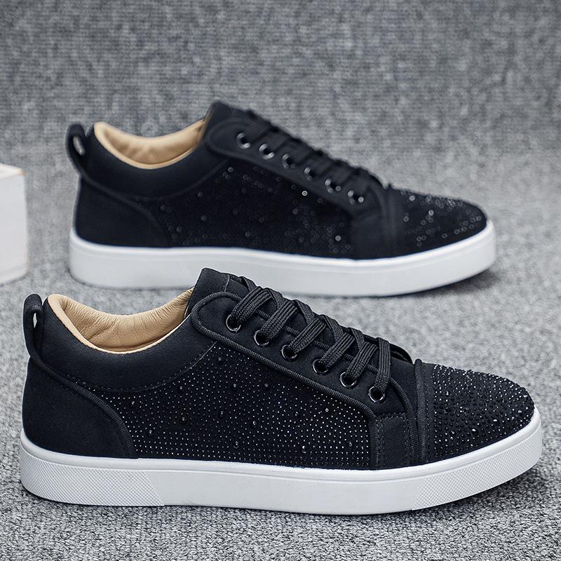 

Весенние и осенние нарядные мужские туфли Diamond Breathable Running Sports Shoes Fashion Universal Casual Shoes 44