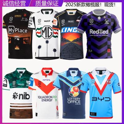 Maglia da Rugby da Uomo Stampa Mimetica Maglia Sportiva di Squadra Melbourne Storm Rabbitohs Dolphins Dragons Titans Panthers Roosters