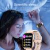 New Smart Watch 2.01" HD Display Bluetooth Call Message Preview Sports Modes DIY Dial Weather Forecast Smartwatch Men Women