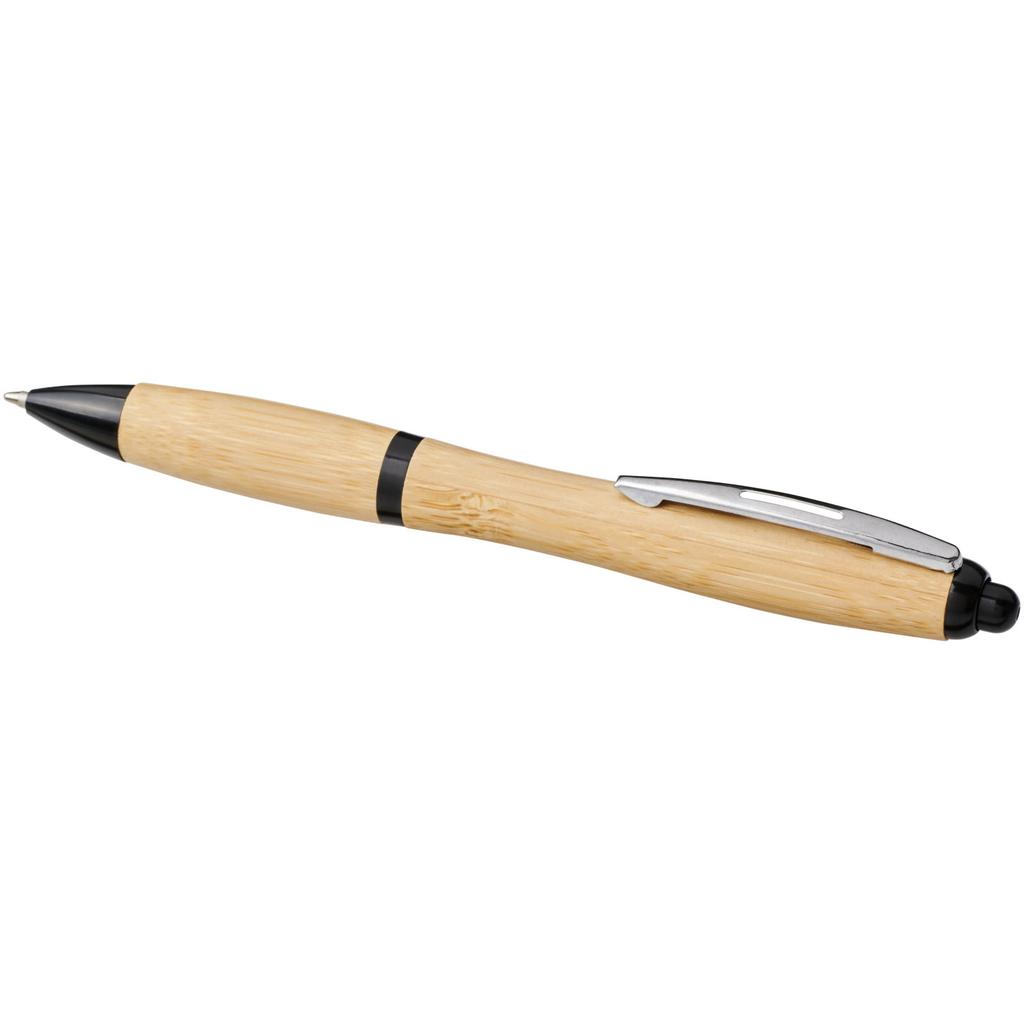Bamboo pen "Nash" (blue ink) Natural