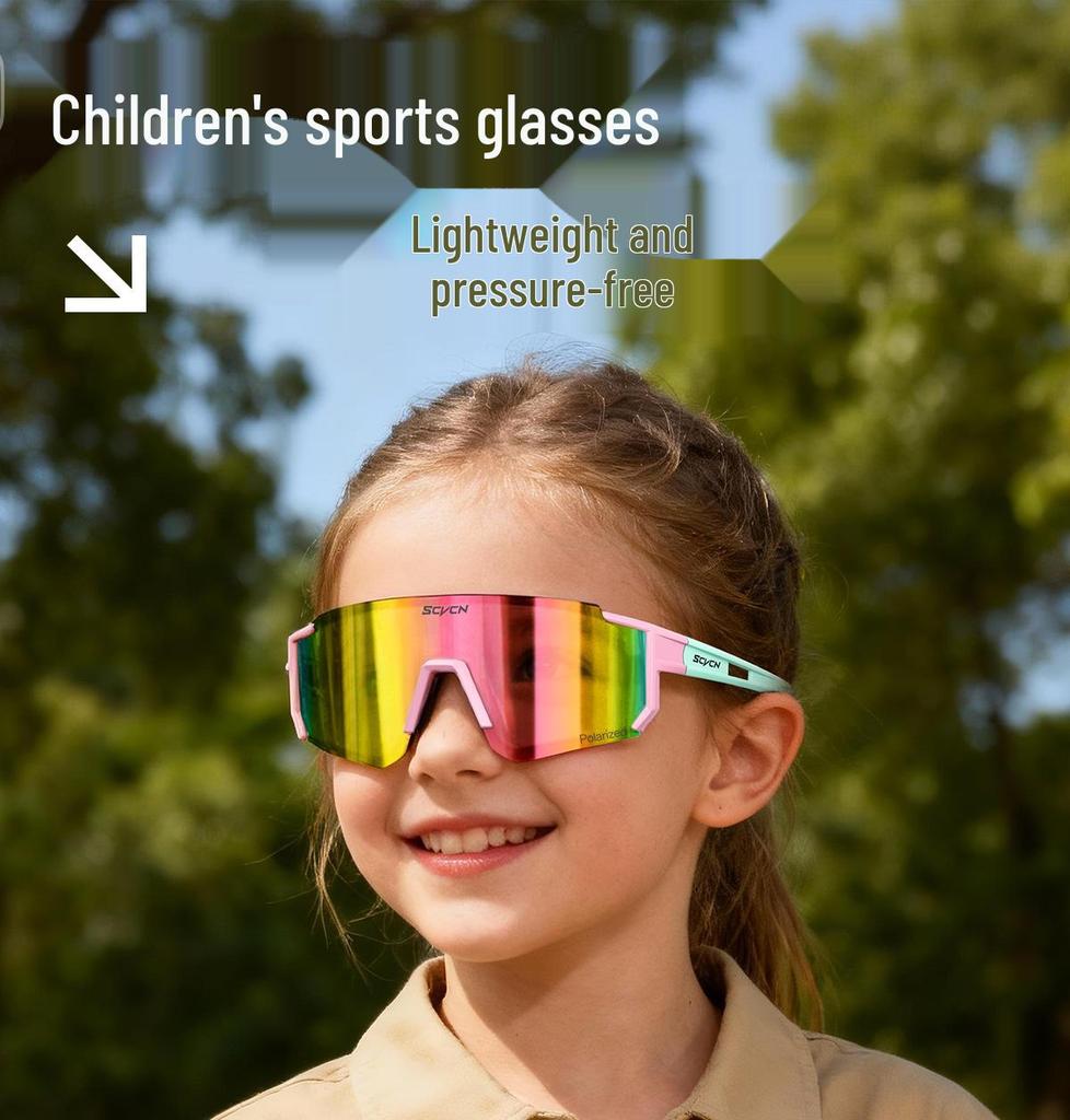 SCVCN Winddichte Brille für Kinder für Radfahren, Skateboarden und Outdoor-Sportarten