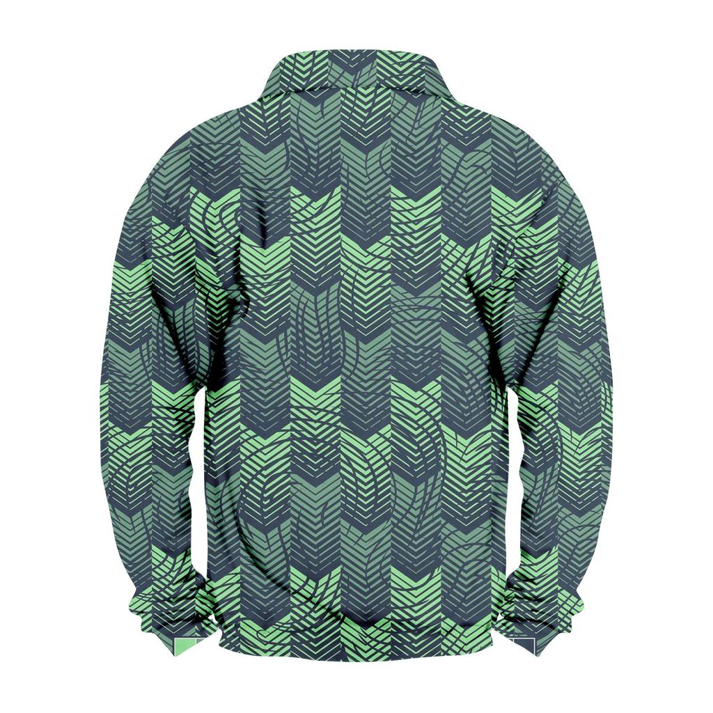 Das Herren-Sweatshirt mit Stehkragen im Frühling und Herbst ist ein Outdoor-Freizeitpullover