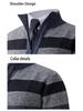 Autumn/Winter Men's Trendy Knit Half-Zip Sweater - European and American Style