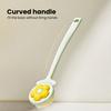 Bath Brush Flower Shape Soft Bristle Long Handle Non-Slip Grip Cleaning Brush Gentle Skin Cleaning SPA Bath Tool Bathroom Accessory