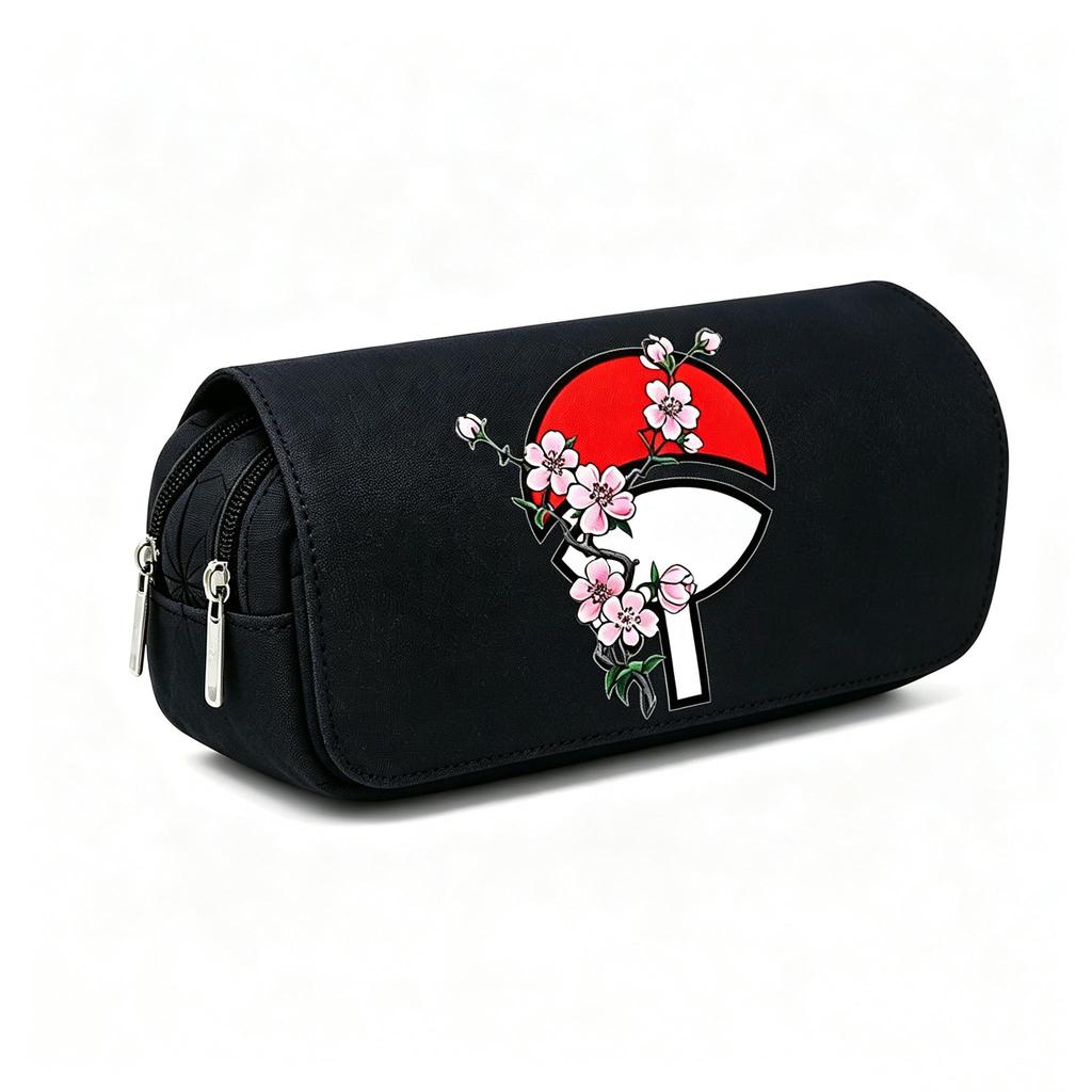 Doppellagige Klapp-Federtasche, Verschleißfeste Polyester-Tragbare Schreibwarentasche für Schule, Büro, Kinder, Jungen, Mädchen