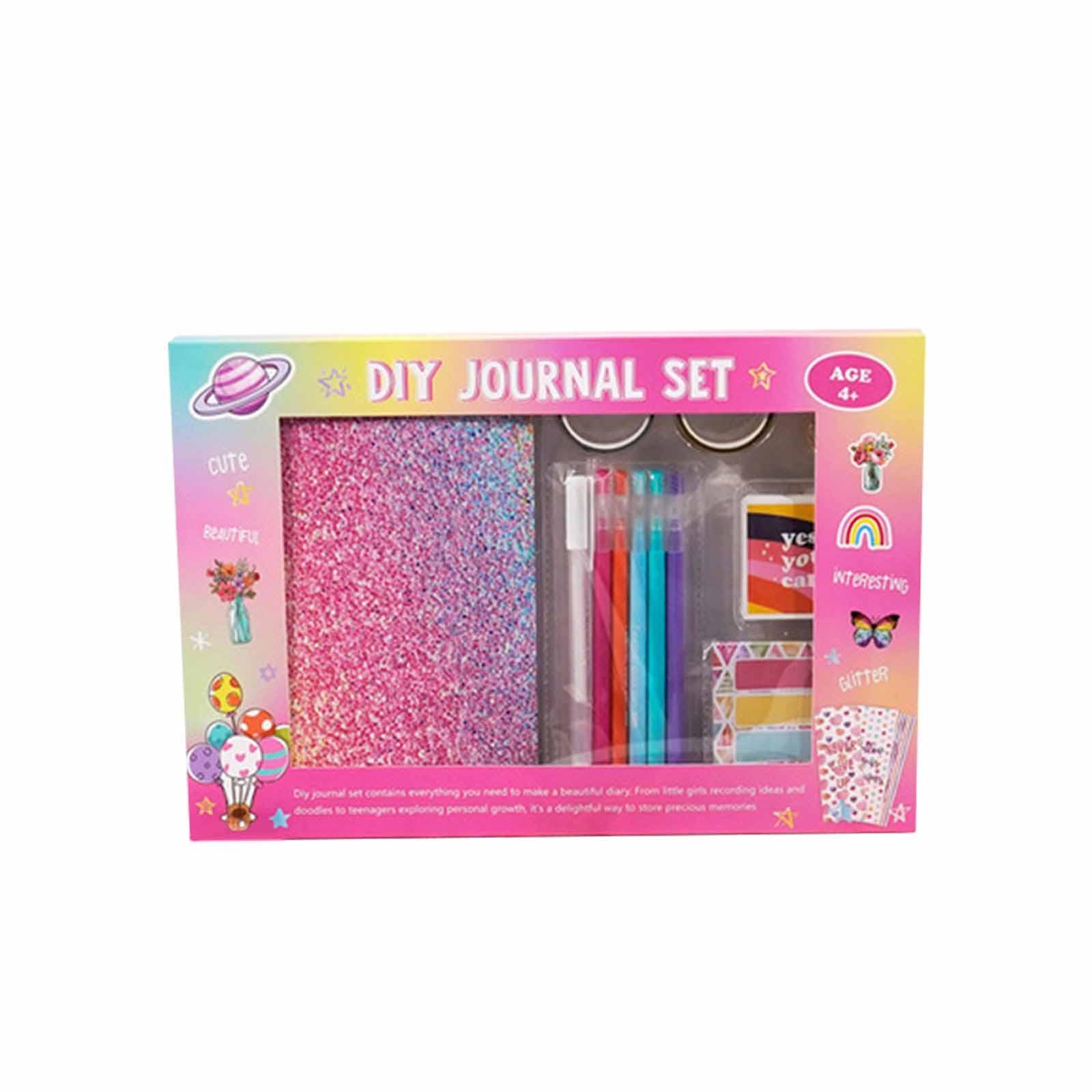 Набор для самостоятельного создания журнала для девочек - набор для самостоятельного создания журнала для девочек-подростков, набор канцелярских принадлежностей, набор принадлежностей для альбомов и журналов, набор для художественного творчества для журна