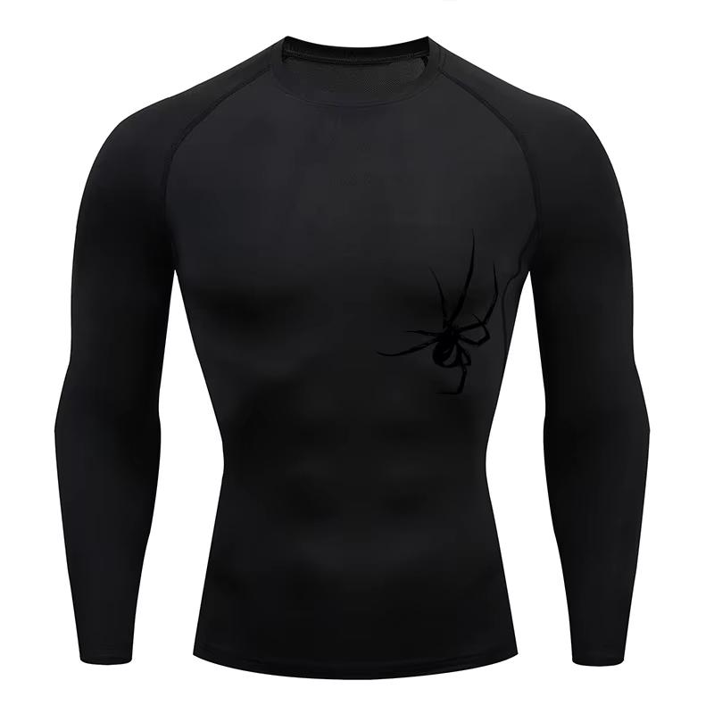 Men's T-shirt Men Running Sport T Shirt Men Compression Fitness Tops Tee Quick DryTight Training Gym Sport Running Shirts