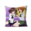 GGIRLS und PANZER Kissenbezug für Auto Sofa Dekoratives Zuhause Zweiseitiger Druck Plüsch Quadratisch Wurf Kissen Kissenbezug