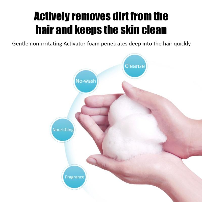 Pet Dry Cleaning Foam Cat Dog Bathing Shower Gel Refreshing Non Sticky Kitten Puppy Leave in Deodorising Shampoo Pet Supplies