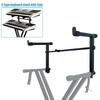 Keyboard Riser X-Stand Double-Tier Electronic Organ Performance Stand - Musical Instrument Accessory.