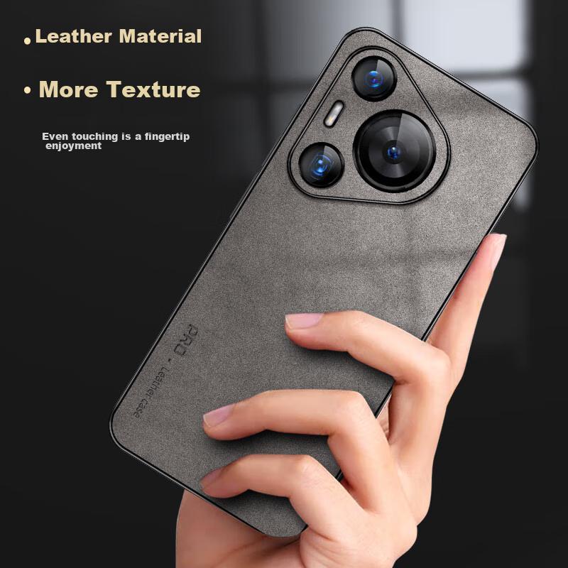 Huawei Pura70Pro Phone Case, P70Pro Protective Cover, Pura70Pro+ Shockproof Full-Body Soft, Simple Luxury Silicone Outer Case,n, Black