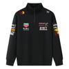 F1 Red Bull Team Uniform Spring and Autumn Jacket F1 Formula Racing Summer Red Bull Team Half Zip Hoodie