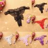 Womens Panties Leisure Butterfly Lace Open Crotchles