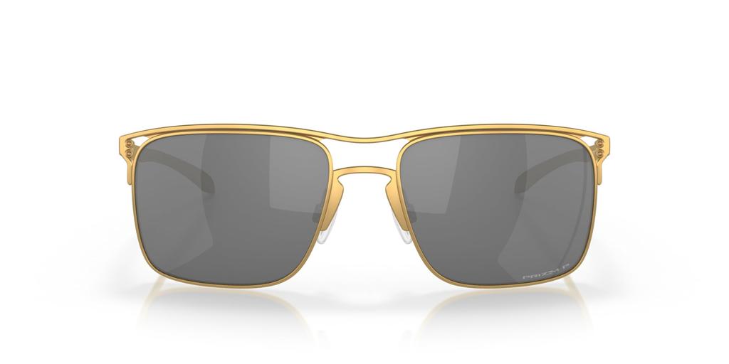 Oakley OO6048 Holbrook Ti Satin Gold Black Polar 57mm Sunglasses, Frame/Prizm Lens,