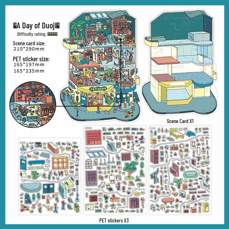 Ink Words Landscaping 3D Stickers: Infeel.Me 20th Edition DIY Fun