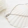 Minimalist 18k Stainless Steel Clavicle Chain with European/American Portrait Pendant for Women