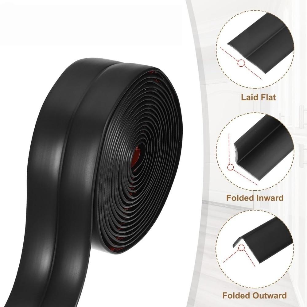 1pc 2mX2cm/4cm Peel and Stick Molding Trim Wall Edge Guard, Flexible Self-Adhesive Inside & Outside Corner Trim Strip