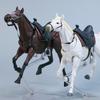 High Quality Creative Horse Action Figure Articulated Brown Horse Decoration Figure Anime Scene Desktop Children Birthday Gift