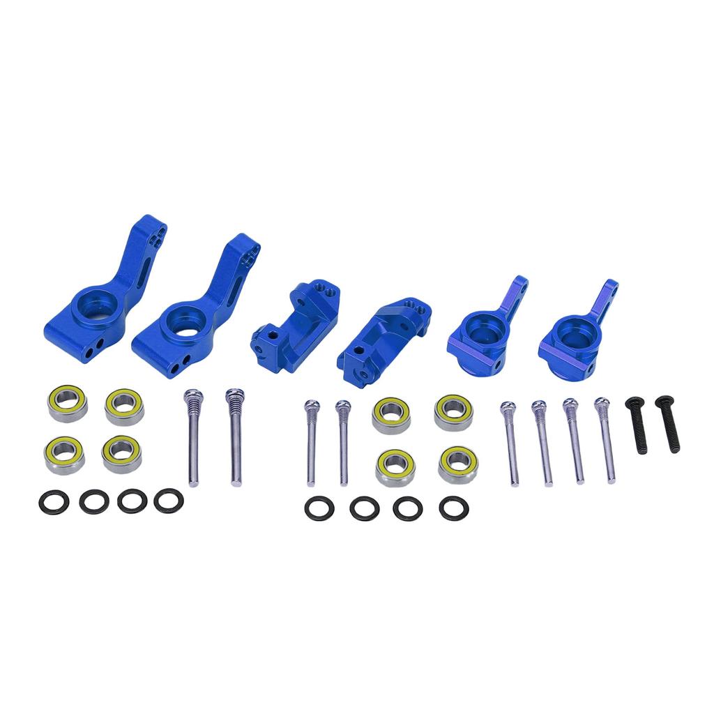 RC Car Front Steering Cup Front C Seat Rear Axle Seat Kit Fit for Traxxas Slash 2WD Aluminum Alloy R