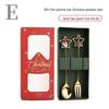 Cross-border Christmas Santa Claus Spoon Set – Cute Cartoon Coffee & Dessert Spoons, Perfect Christmas Gift.