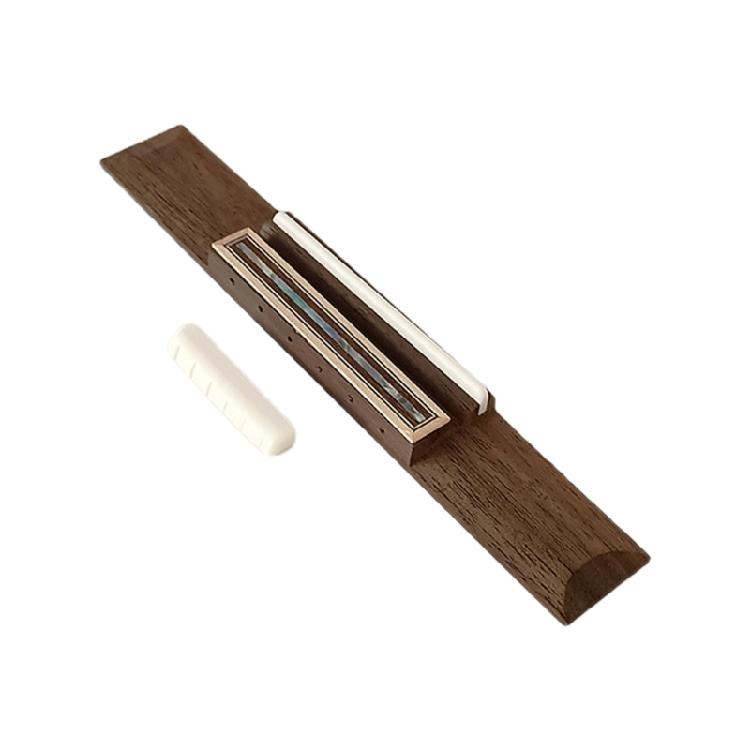 

Classical Guitar Bridge with Imitation Cattle Bone Nut Saddles Rosewood 6 String Guitar Bridge Replacement Part 1