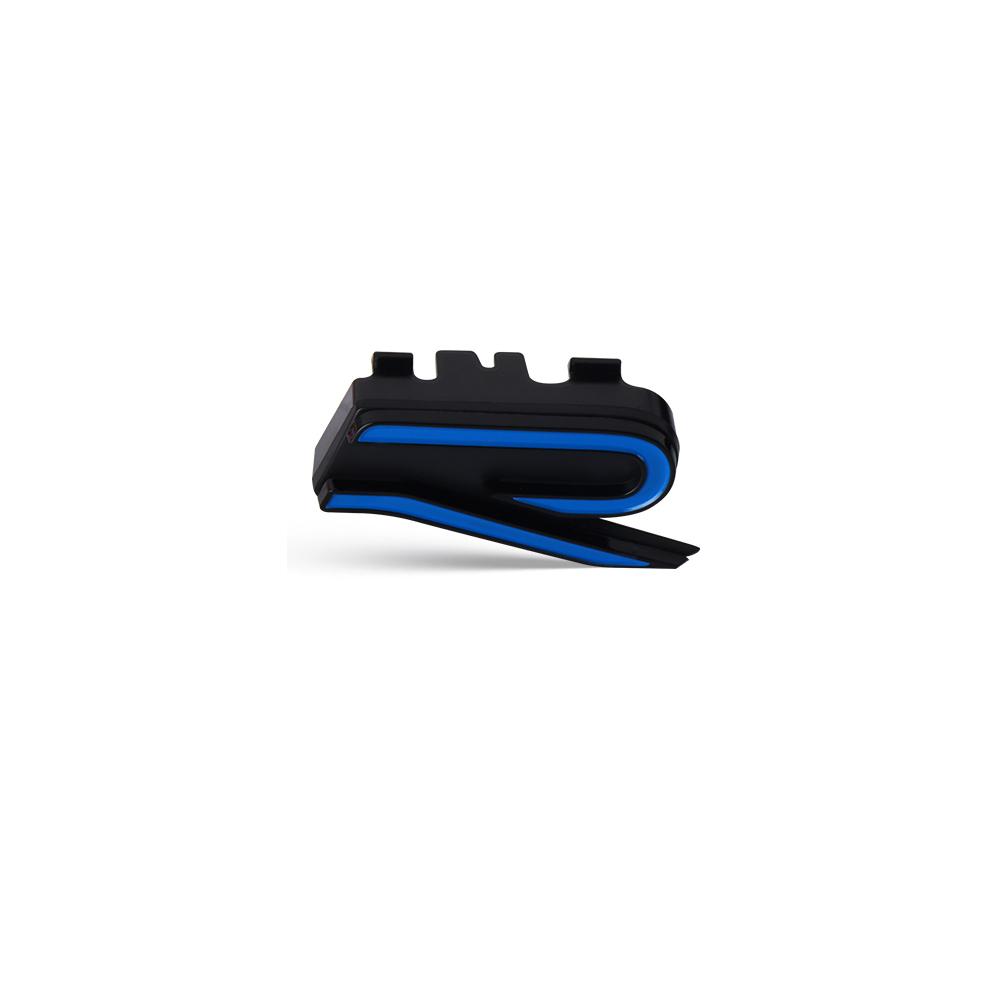 Für Volkswagen Polo GTI Bora Rline Jetta Golf 7 8 Tiguan Tharu Auto Motorhaube Frontgrill Emblem ABS VW Neues R Logo Aufkleber Zubehör wl3