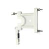 Marine Hardware Antenna Base Nylon Adjustable Bracket for Antenna Poles with Cable Clip for Yacht and Boat Installations