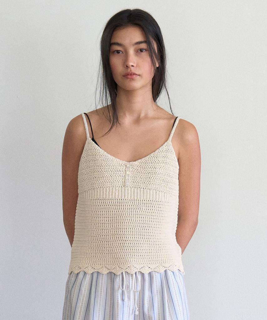 Manggomaenipeullijeu Sahara Knit Bustier_Natural