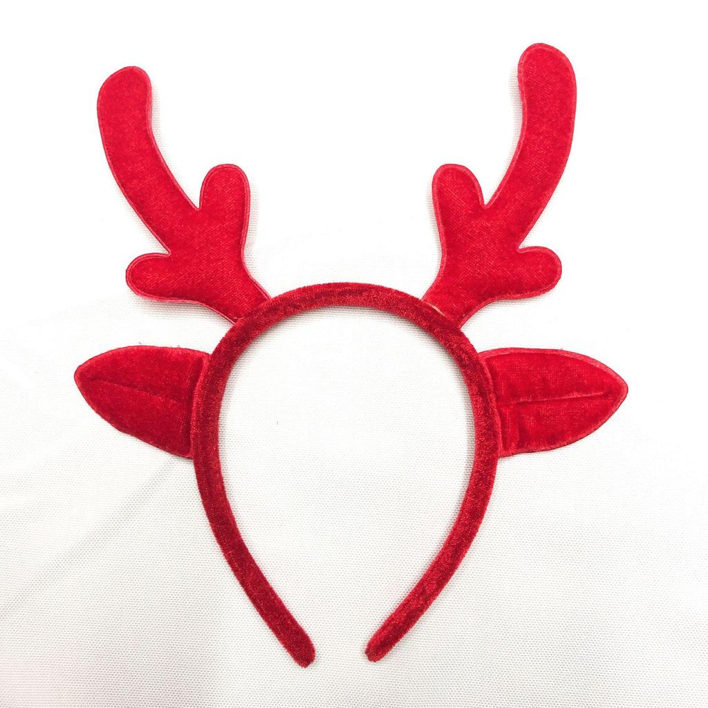 Cute Cartoon Reindeer Antler Headband Christmas Hair Clip Accessory