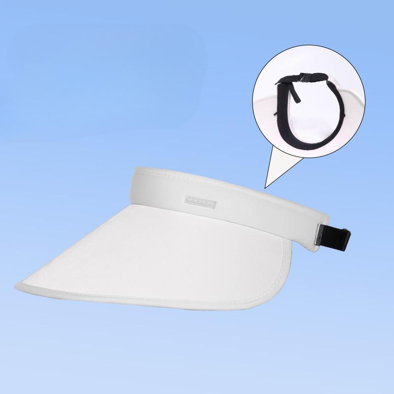 Summer Big Hat with Ice Silk Empty Top Hat UV Sun Hat for Women Outdoor Cycling Sun Hat