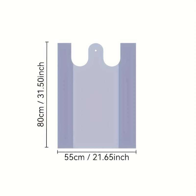 20pcs Heavy-Duty Waterproof Moving Bags with Handles - Dustproof, Durable Plastic, Suitable for Clothes, Bedding, Luggage