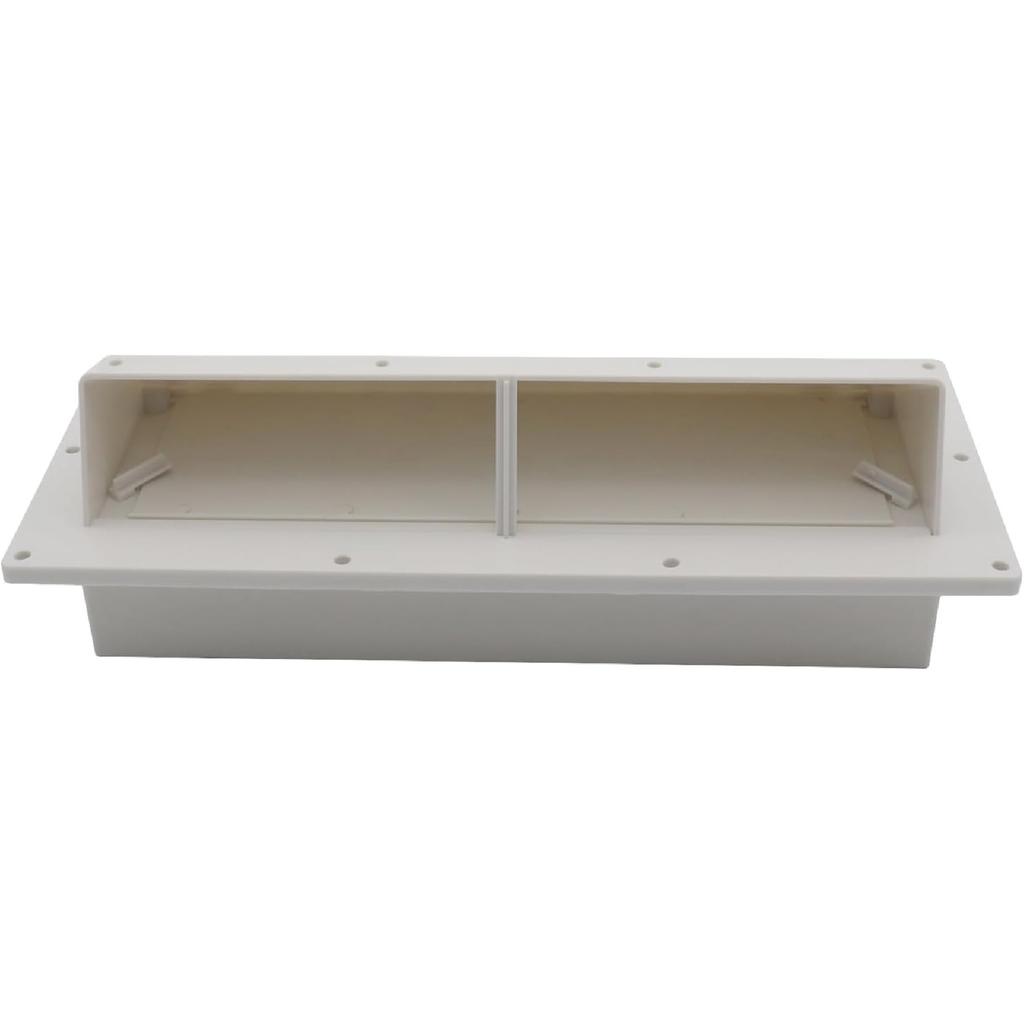 RV Range Hood Exhaust Hood, Range Hood Vent Cover with Lockable Clip,RV Microwave Vent Cover for Outside Exterior Side Vent Microwave Vent Cover