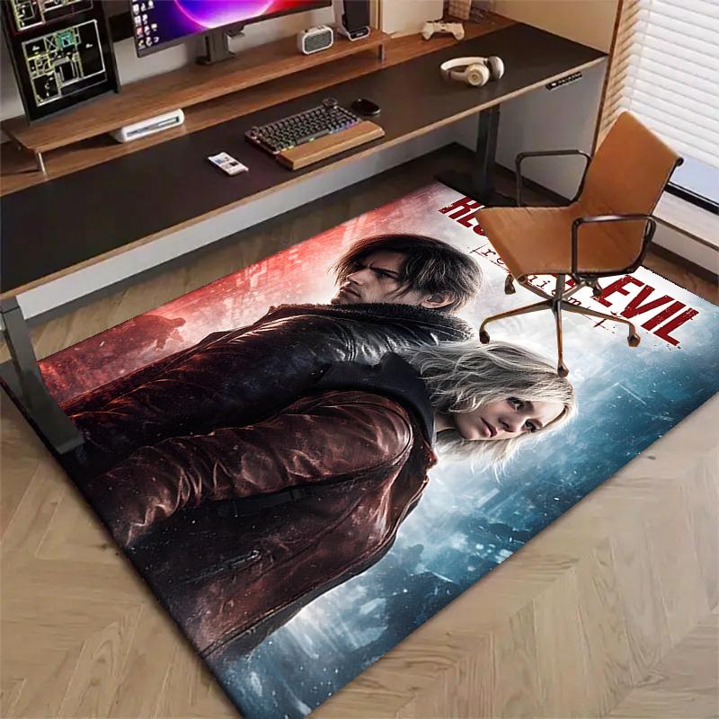 Resident Evil Printed Area Rug Carpet for Bedroom Living Room Home Decor Rugs Mat Non Slip Mat Rug for Bedside
