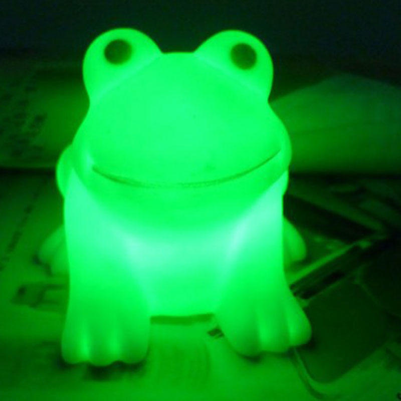 Buy 3D LED Night Light Colorful Color Changing Frog Lamp Toy Room Bar ...