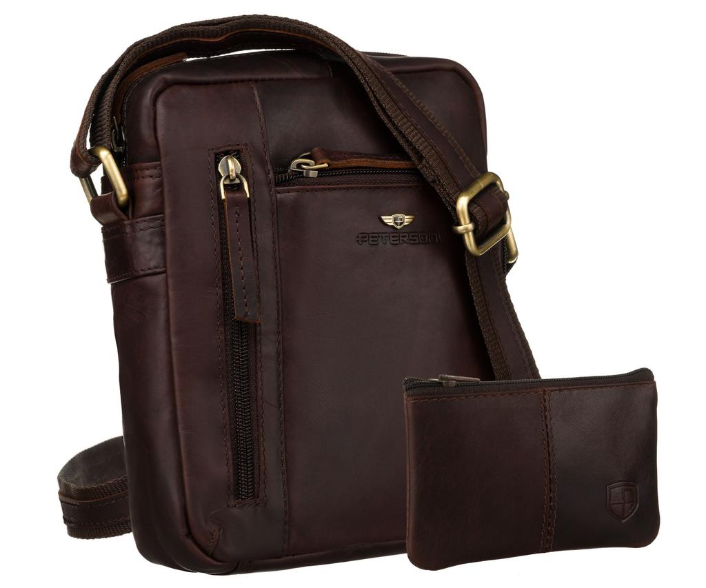PTN YP002E-OPU-6781 Brown Leather Bag